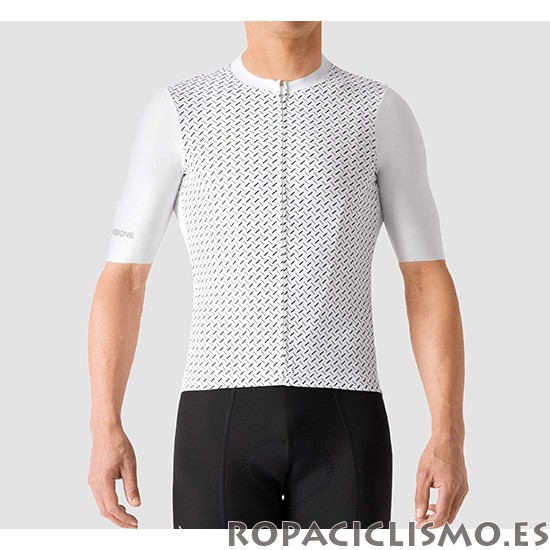 2019 Maillot La Passione Tirantes Mangas Cortas Blanco